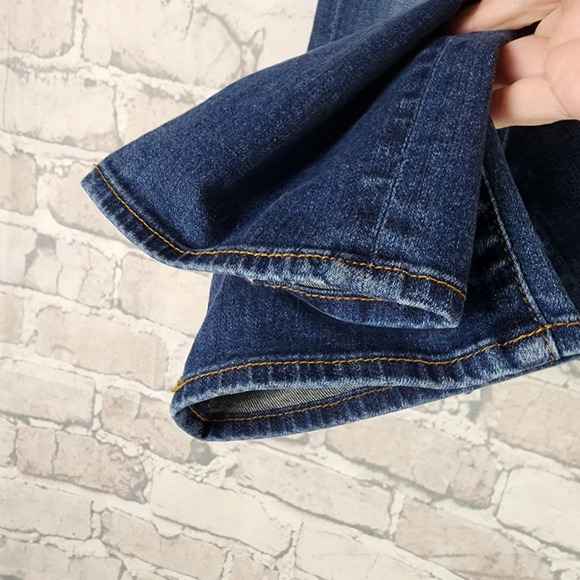 Kut from the Kloth Jeans Crop Catherine Boyfriend Distressed Medium Wash Size 6 - Picture 14 of 16